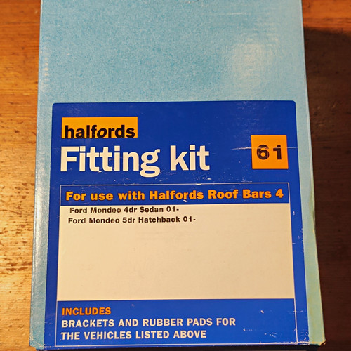 Halfords fitting kit for - kit, 61