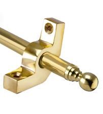 High Quality Polished Brass Stair Rods with Brackets – 12.5mm