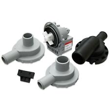 UNIVERSAL ASKOLL DRAIN PUMP KIT MULTI FIT 3 HEADS 40W MOTOR 230V DISHWASHER