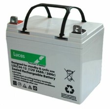 Lucas 34ah battery for - 34ah,