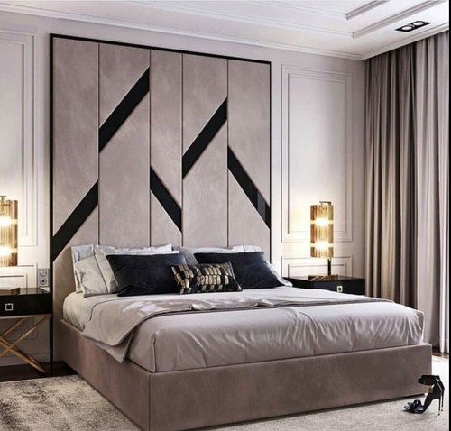 Luxury velvet bed frame with - velvet,