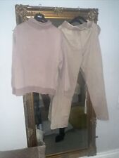 Zara size small women’s brown tracksuit co ord two piece 