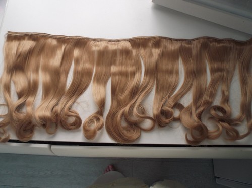 Dark blonde synthetic hair - blonde,