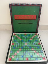 Scrabble Deluxe Board Game with Electronic Timer & Turntable Board Spear's Games