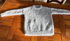 Hand knitted alpaca jumper small(see measurements)