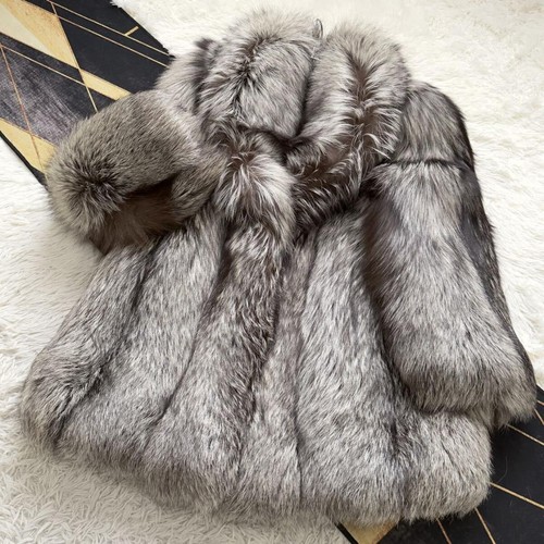 Saga furs silver - silver, fur