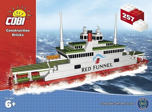 Cobi red funnel vehicle - funnel,