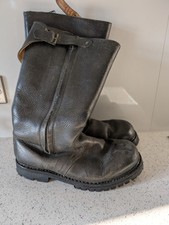 Luftwaffe Fur Lined Biker Motorcycle Boots Size 10