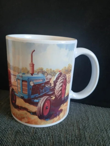 Classic blue tractor