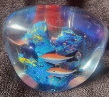 Glass Paperweight Vintage