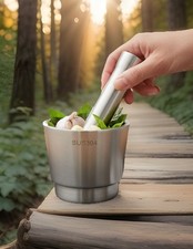 Mortar & Pestle Set with Lid