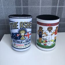 Barmy Army Classic Tiddlywinks Tour Stubby Plus The Ashes Beer Can Holders X 2