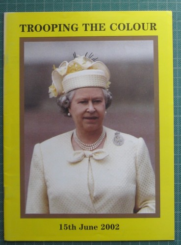 Trooping the colour - colour, programme