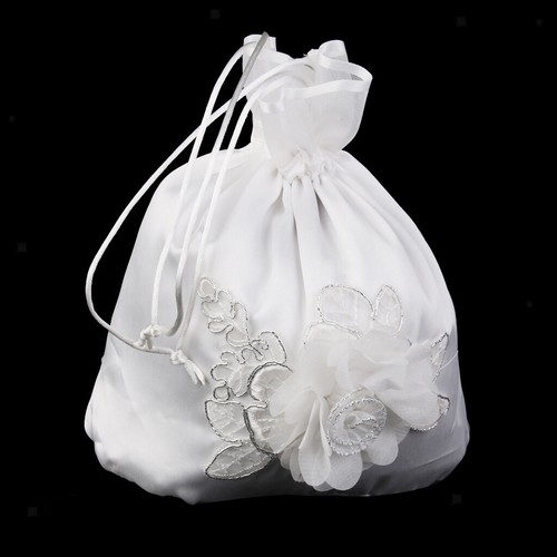 Satin bag handbag - handbag, bridesmaid