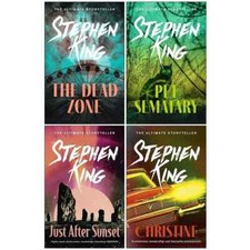 Stephen King Fiction Collection 4 Books Set The Dead Zone, Pet Sematary, Just A