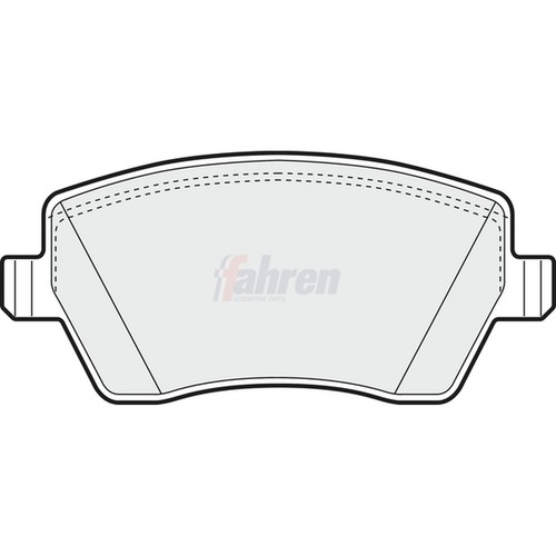 Brake pads set - pads, dacia