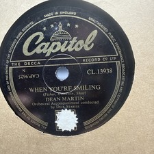 DEAN MARTIN 78 RPM RETURN TO
