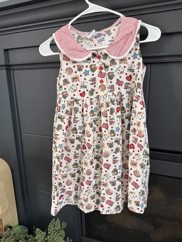 Vintage 10y sunset plaid dress