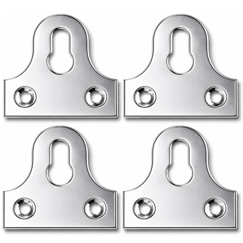Chrome slotted glass mirror - chrome,