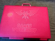 Official Large Red Warhammer Carry Case Games Workshop **NO FOAM INSERTS** W276