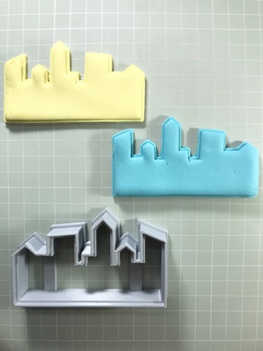 City skyline cookie cutter - skyline,