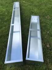 Galvanised Sheep Pig Goat Feed Trough Planter