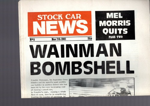 Stock car news 1981 1983 - stock,