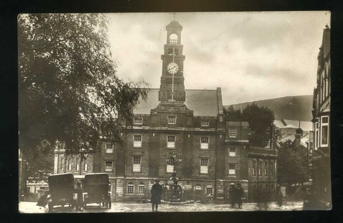 Maesteg town hall with motor - ,