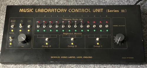 Music laboratory control unit - control,