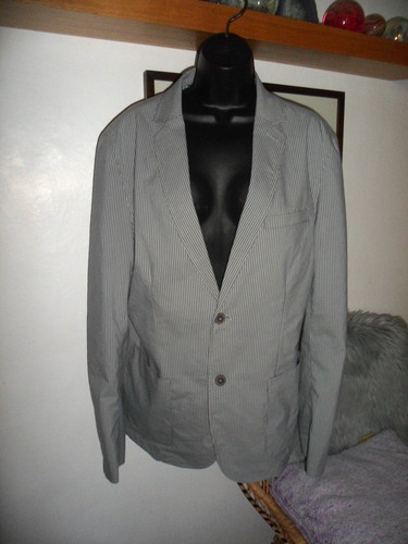 Next casual grey blue stripe - next,