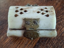Antique bone pomander.