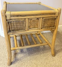 Vintage Wicker Bamboo Coffee