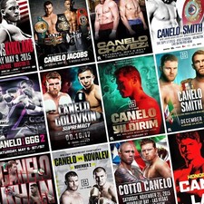 CANELO ALVAREZ Classic Fight Posters | Boxing Wall Art Print | Saul Tank GGG UFC
