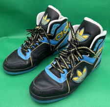 Adidas Ecstasy 547604 Hi Tops Black/Blue/Gold 2004 UK 8