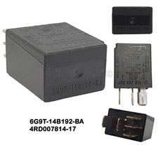 1454539 Ford Mondeo S-Max Transit Multi-Use Relay 20A 5Pin Black 6G9T-14B192-BA