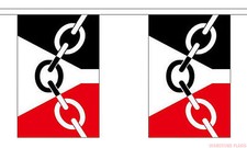 BLACK COUNTRY 3 metre BUNTING 10 FLAGS flag WALSALL WOLVERHAMPTON SANDWELL
