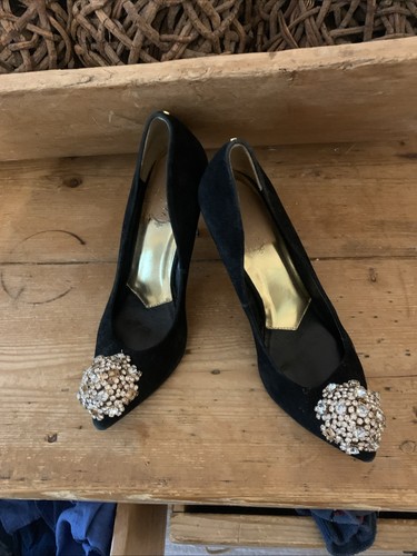 Ted baker black jewelled - black, shoe
