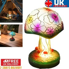 Mushroom Table Lamps Stained