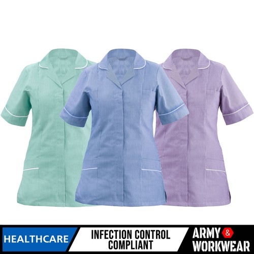 Ladies premium stripe tunic - ladies,