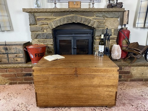 Antique mahogany chest - antique,