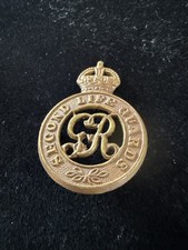 BRITISH ARMY CAP BADGE.  1st. LIFE GUARDS.