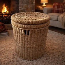 Medium Woven Seagrass & Rattan