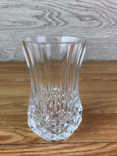 Crystal cut glass vase - crystal,
