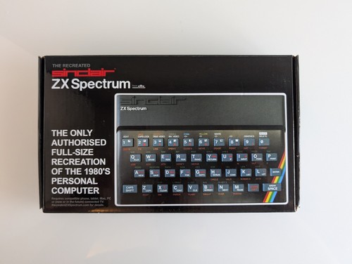 Recreated sinclair spectrum - recreated, zx