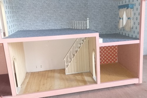 Lundby rainbow dollhouse - dollhouse, pink