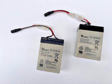 ''QUALITY'' Batteries (pair) to fit Waverunner Shuttle Bait Boat (Fused)