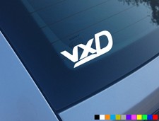 VXD LOGO CAR STICKERS FUNNY CORSA ASTRA JDM DECALS WINDOW DIESEL REMAP VECTRA