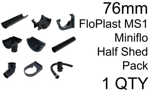 76mm floplast ms1 miniflo half - 76mm,