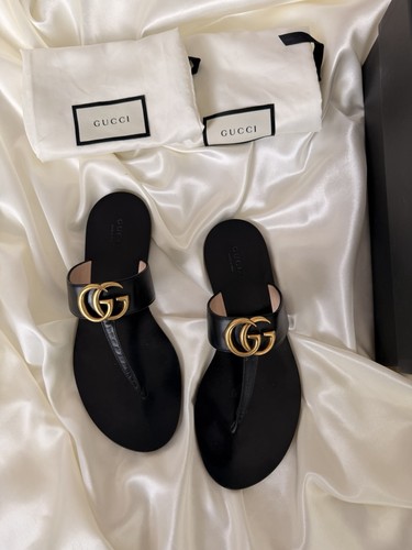 Gucci black leather - gucci, double