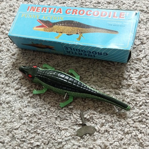 Inertia crocodile vintage tin - inertia,